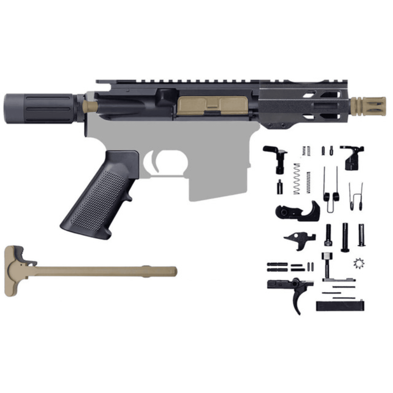 AR-15 Pistol Kit /5″ 300 AAC / 1:7 / 205-836